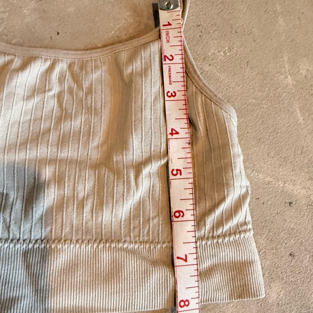 Source Unknown Kids Ribbed Bralette - Light Beige - Picture 3 of 7